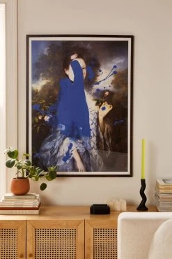 Top 10 𧨠Chad Wys Blue Bomb Art Print Walnut Wood Frame π