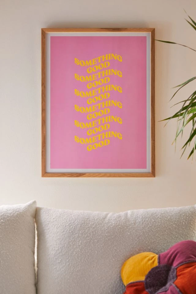 Flash Sale π Grace Something Good Art Print Natural Wood Frame π