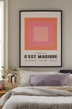 Buy 😍 Bethany Sara C'est Magique Art Print Black Matte Frame 😉
