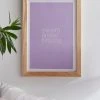 Buy 🌟 Grace Boring People Art Print Natural Wood Frame ⭐