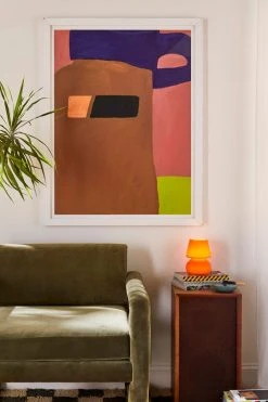 Promo π Christie Liberatore Regina Art Print White Wood Frame π