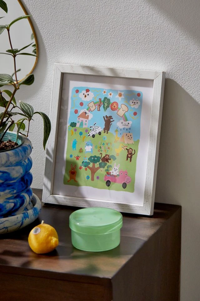 Deals π Katie Kimmel Very Best Time Ever Art Print White Wood Frame β