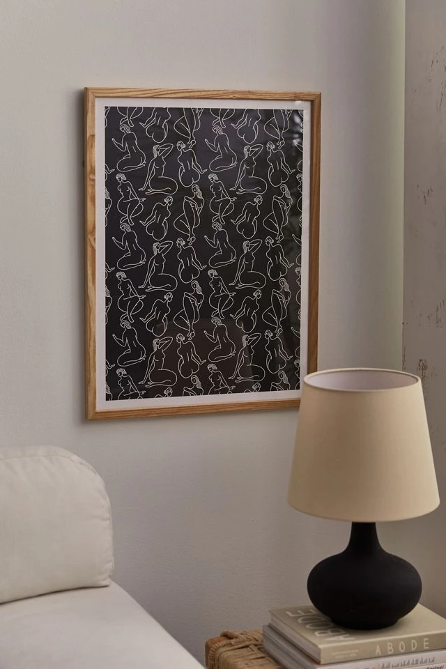 New β€οΈ Holli Zollinger HERA DARK Art Print Natural Wood Frame π