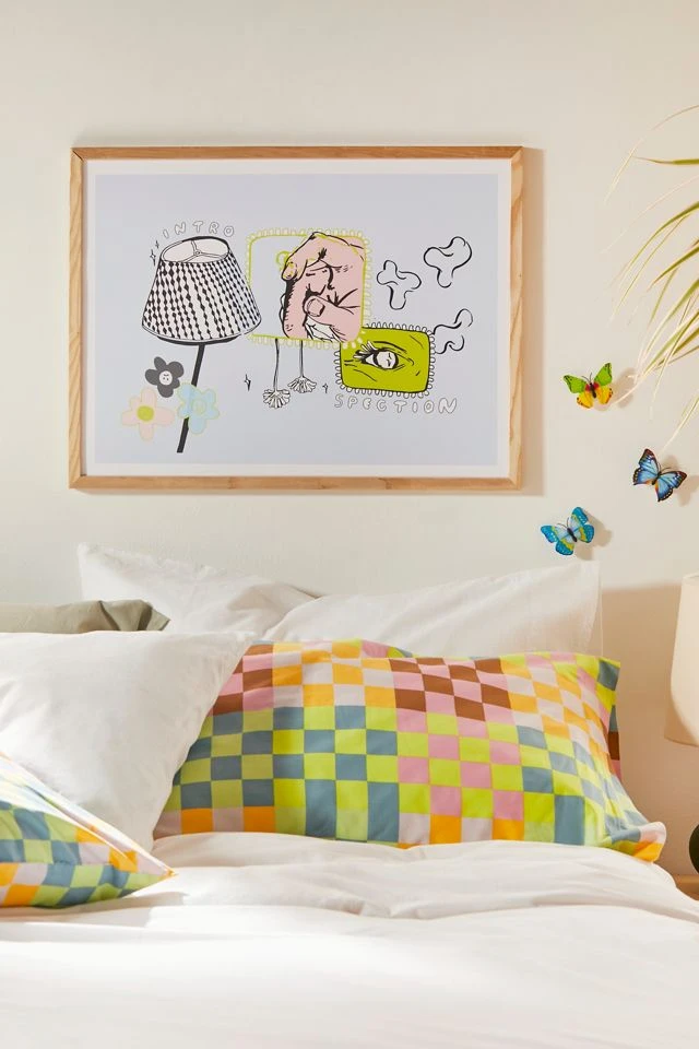 Outlet π Feemaleartist Introspection Art Print Natural Wood Frame π€©