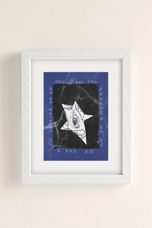 Promo π Feemaleartist Eye Art Print White Wood Frame π - Image 2