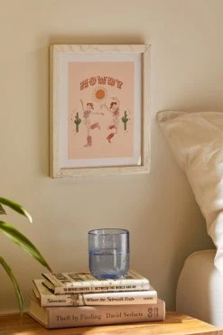 Best Sale 👏 Shanasart Howdy Art Print White Wood Frame 🎉