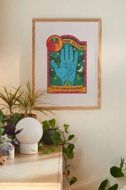 Best Pirce 💯 Pilgrim Hodgson The Future Is In Your Hands Art Print Natural Wood Frame 🎁