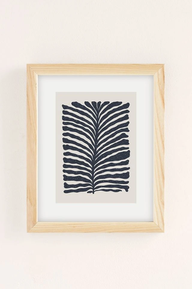 Best Sale π₯ Alisa Galitsyna Blue Plant I Art Print Natural Wood Frame π - Image 2