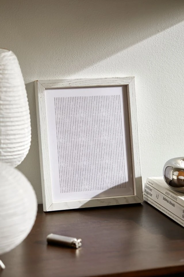 Discount β Holli Zollinger Aegea Wide Stripe Art Print White Wood Frame β