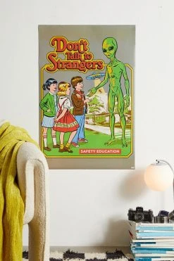 Coupon 😉 Steven Rhodes Don’t Talk To Strangers Poster Multi 🤩