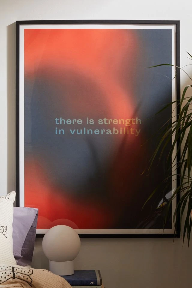 Deals π― Elise Miguel Strength In Vulnerability Art Print Black Matte Frame π