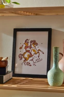 Buy 🎉 The Whiskey Ginger Wild As Heck V 3 Art Print Black Matte Frame 🎁