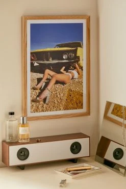 Best reviews of 🔥 Marina Hunter Photography Mustang Art Print Natural Wood Frame 🧨