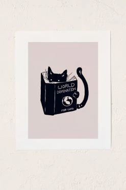 Flash Sale ✔️ Tobe Fonseca World Domination For Cats Art Print No Frame 🔔