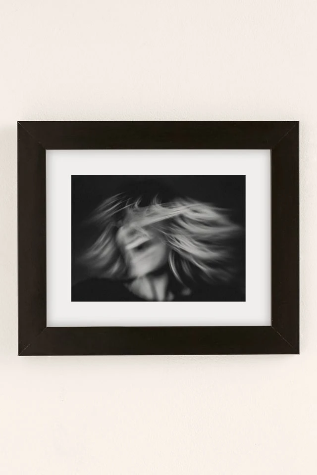 Best Sale π MilicaTepavac SelfPortrait BW Art Print Black Matte Frame π€© - Image 2