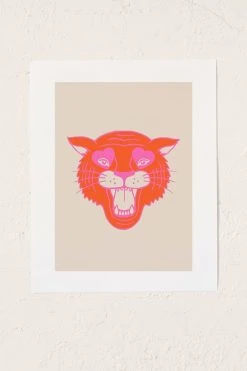 Deals 👏 Jaclyn Caris Neon Tiger Art Print No Frame ✨