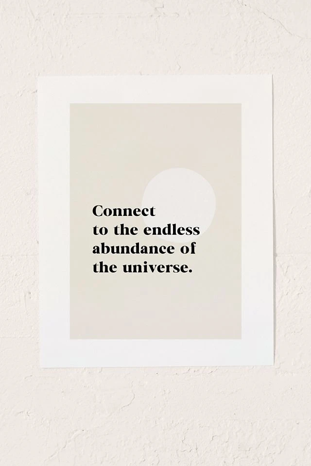 New π Bohomadic.Studio Connect To The Universe Inspirational Quote Art Print No Frame π―