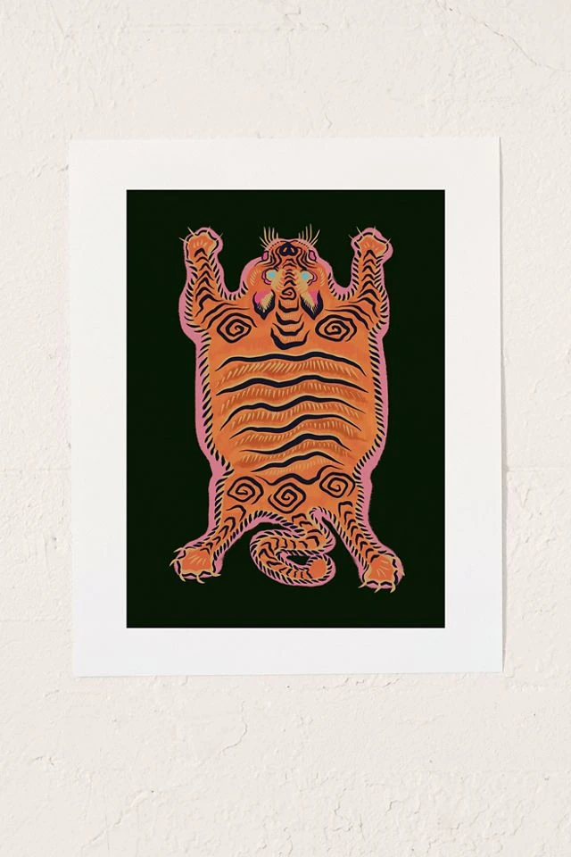 Flash Sale π Zoopoo Wild Tiger I Art Print No Frame π₯°