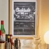 Deals 🔥 ShootFirstNYC Cocktails Art Print Natural Wood Frame ⌛
