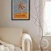 Hot Sale 🧨 Sandrapoliakov Vacation Palm Tree Art Print Black Wood Frame ⌛