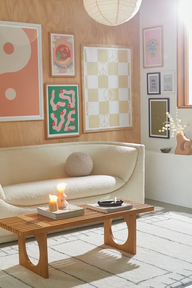 Discount π₯ Exquisite Paradox Happy Mushroom Art Print White Wood Frame π€© - Image 3