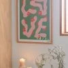 Best Sale 🥰 HighFunctioning Love III Art Print Natural Wood Frame ❤️