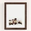 Discount 🎁 Monika Strigel Wild And Free 2 Horses Of Ice Art Print Walnut Wood Frame 😉