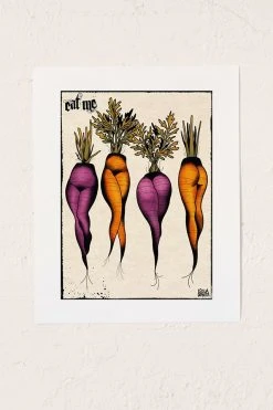 Deals 🔔 CeciTattoos Sexy Carrots Botanical Chart Art Print No Frame 🧨