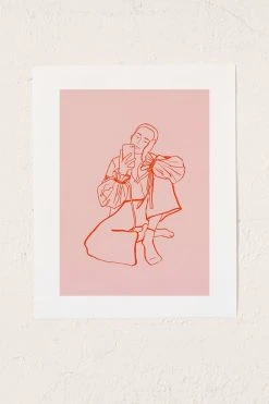 Wholesale 🧨 Sandrapoliakov Mirror Selfie Pink Art Print No Frame 👏