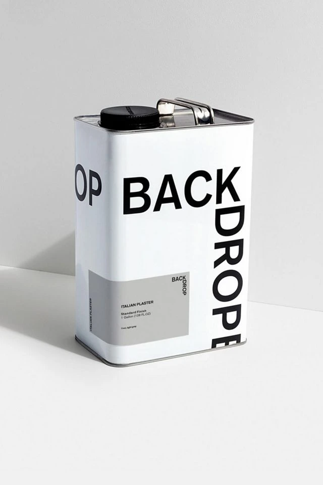 Flash Sale π Backdrop Standard Finish Paint - 1 Gallon Italian Plaster - Light Gray With Blue Undertones βοΈ