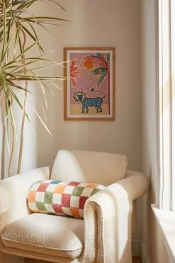 Promo π€© Sandrapoliakov Leo Art Print Natural Wood Frame β€οΈ